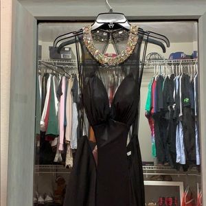Black prom style dress